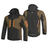 BELA FIRE FLY Moto Capuz Preto Oliva Verde Laranja - Imagem dupla de Casacos